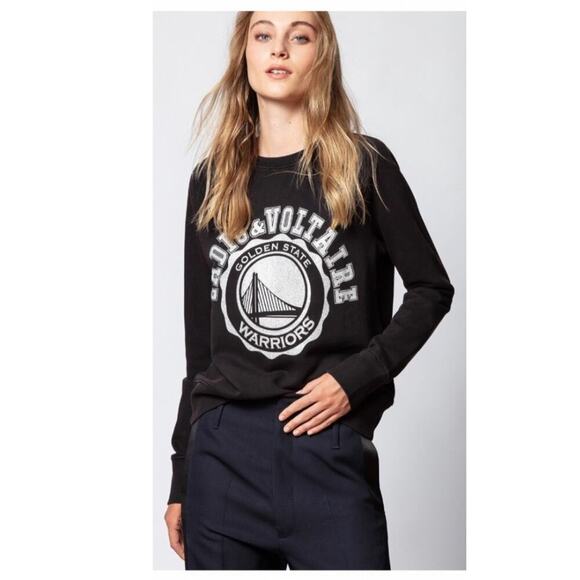 Zadig & Voltaire Golden State Warriors Sweatshirt. - Picture 1 of 7